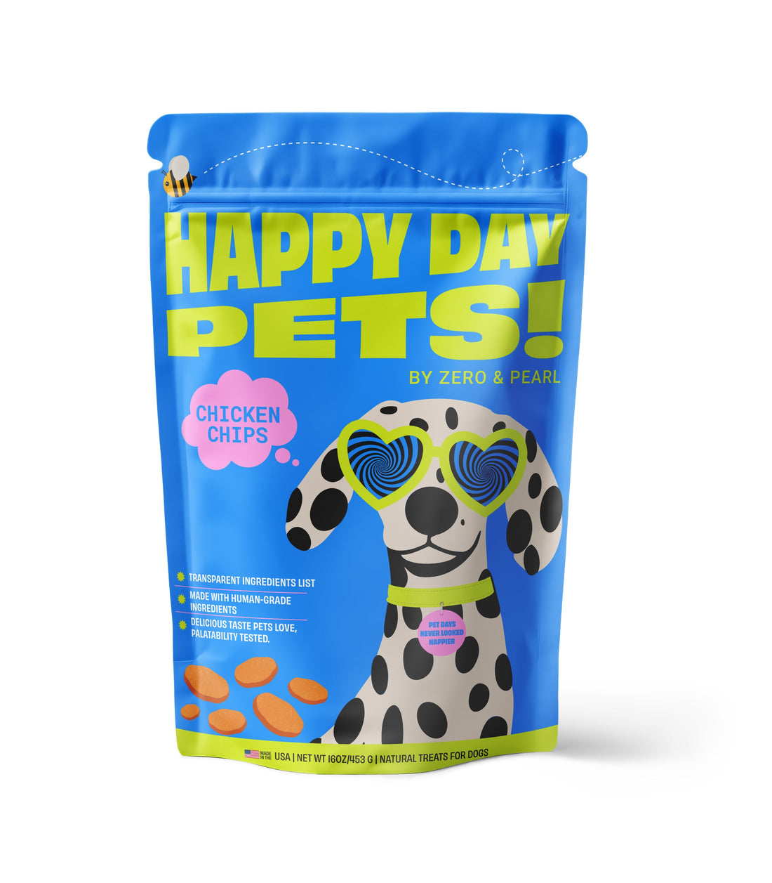 Happy Day Pets chicken chips