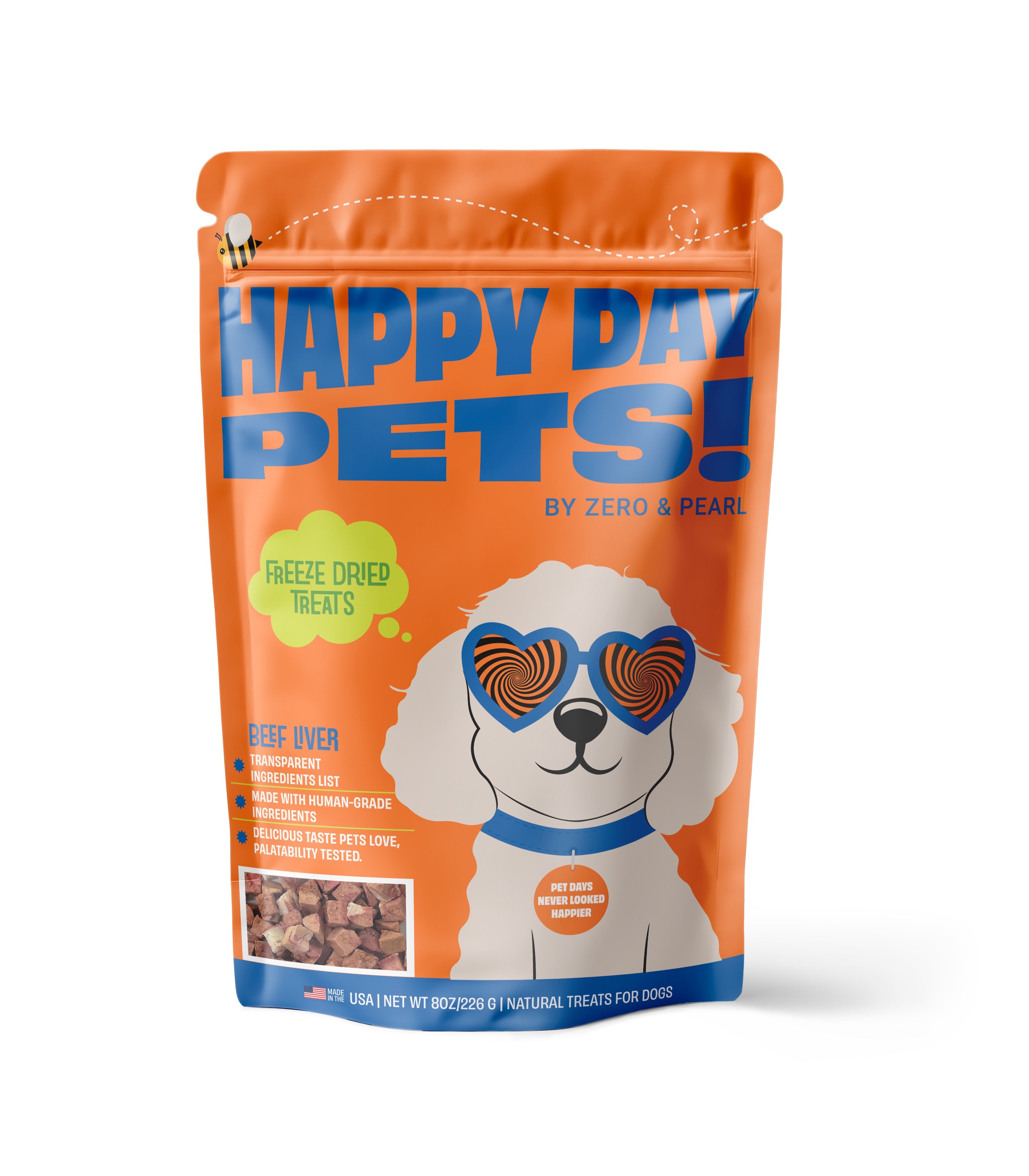 Freeze-dried beef treats