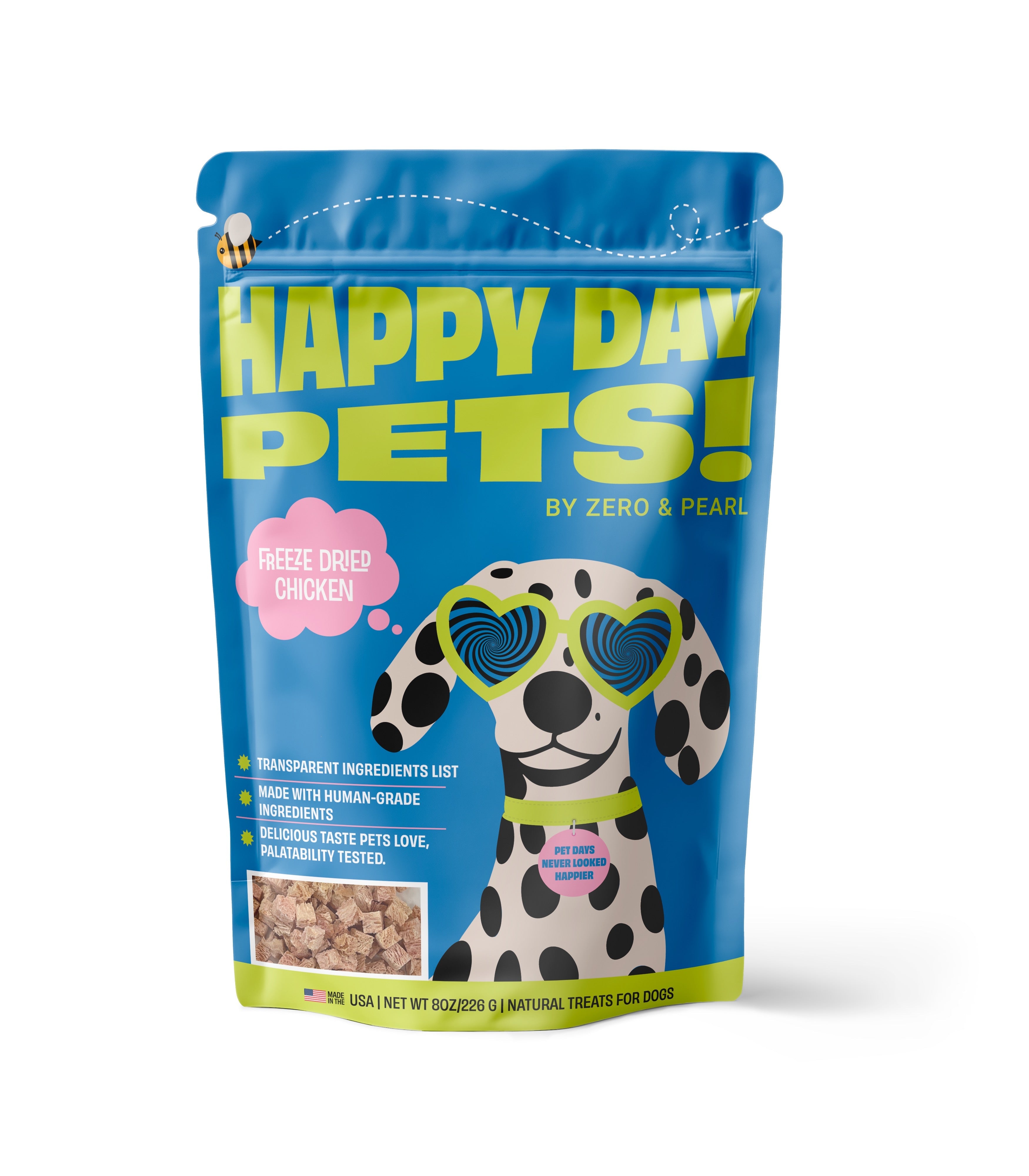 Freeze-dried chicken treats