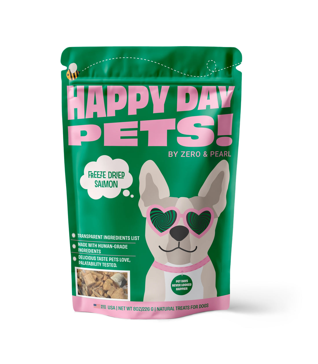Freeze-dried salmon treats