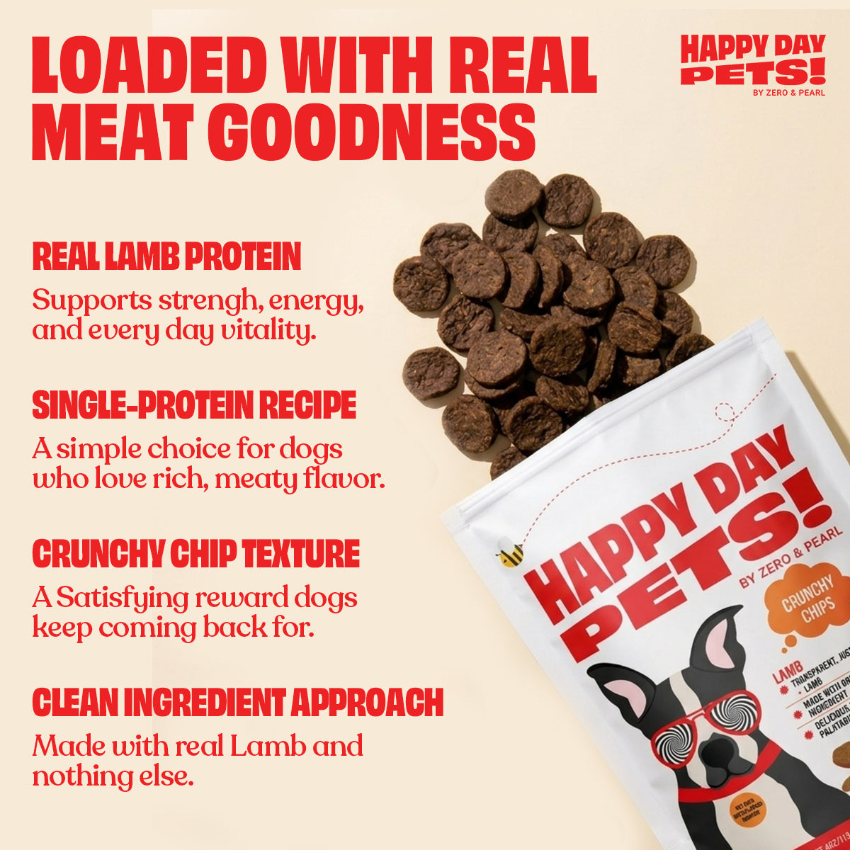 Red Meat Trio dog treat bundle – Happy Day Pets, photo 2