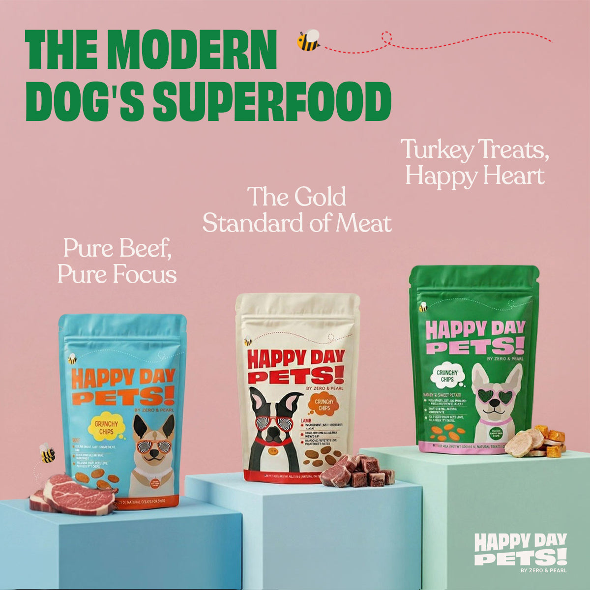 Turkey & Sweet Potato Chips dog treats – Happy Day Pets, photo 5
