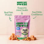 Happy Day Pets crispy chips dog treat bundle, bag lineup