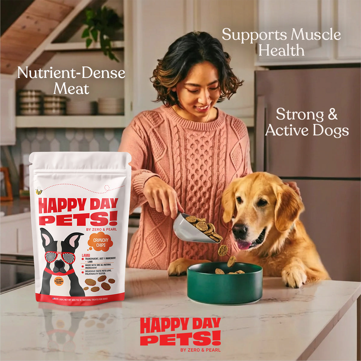 Lamb Chips single-ingredient dog treats – Happy Day Pets, photo 7