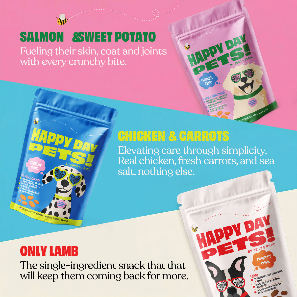Salmon & Sweet Potato Chips dog treats – Happy Day Pets, photo 6