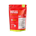 Happy Day Pets Beef Liver freeze-dried treats, back of bag