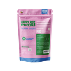Happy Day Pets Salmon Chips, back of bag with ingredients