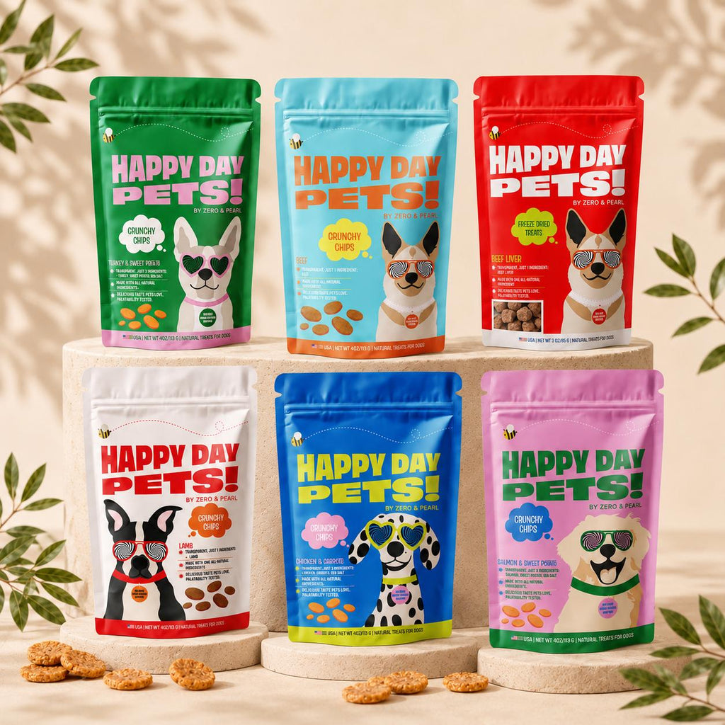 The Full Pack – all 6 flavors dog treat bundle, Happy Day Pets